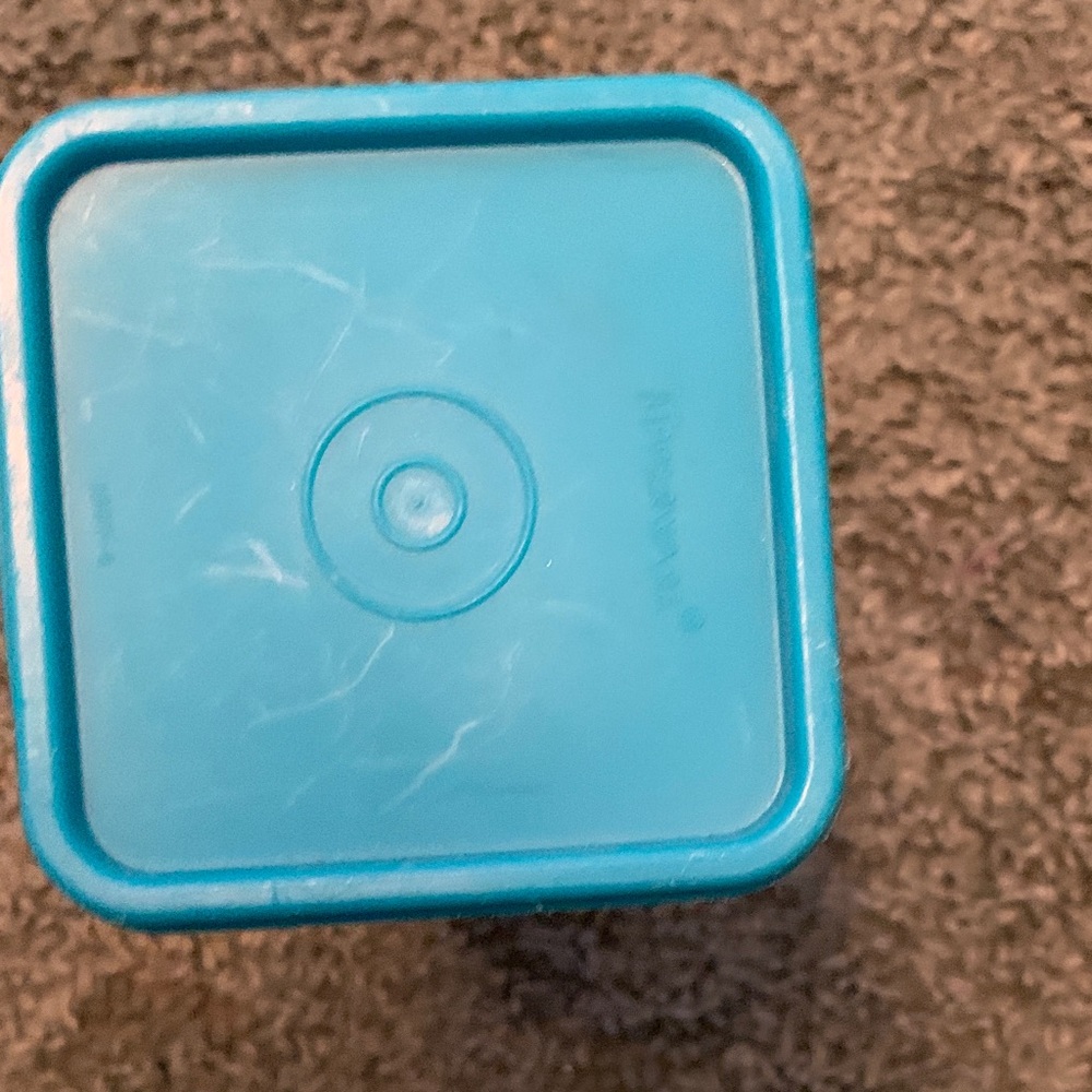 Tupperware Blue Tall Storage Container - Picture 2 of 3